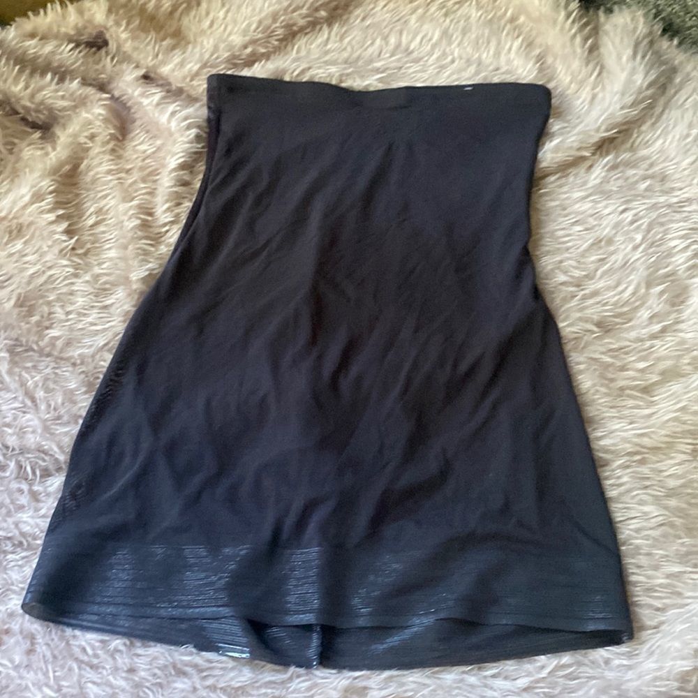 Catherines intimates slip panties built in shaper black 1X